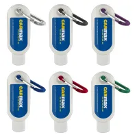 1.9 oz SPF 50 Sunscreen in Clear Bottle with Carabiner