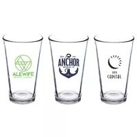 Thirsty 16 oz Pint Glasses
