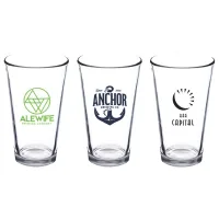 Thirsty 16 oz Pint Glasses