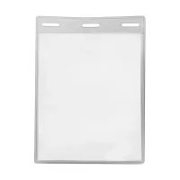 3 5/16" x 4 1/4" Blank Vertical Vinyl Pouch