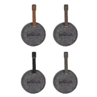Juniper Felt Round Luggage Tag