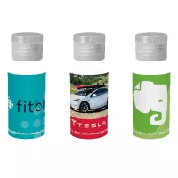 2 oz. Clear Sanitizer in Cylinder Bottle w/Clear Flip Top