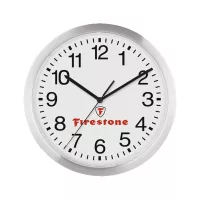12" Slim Metal Wall Clock"