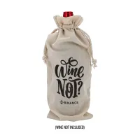 Linen Wine Gift Bag
