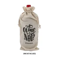 Linen Wine Gift Bag