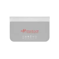 IMPORT Small Reusable Resealable Frosted Vinyl Storage Bag
