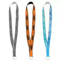 IMPORT 3/4" Dye Sub 2 Layer Ribbon Lanyard