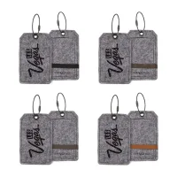Poplar Felt Luggage Tag