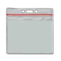 4" x 3" Blank Horizontal Vinyl Pouch with Zipper