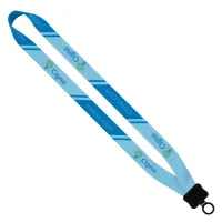 3/4" Dye-Sublimated Waffle Weave Lanyard