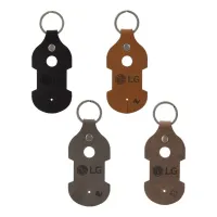 Ryder Leather Earbud Keychain