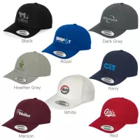 Yupoong Premium Curved Visor Snapback Cap