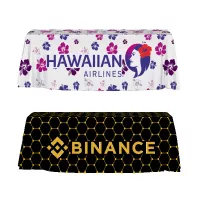 Drape Openback 8' Table Cloth