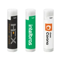 SPF 30 Soy Based Lip Balm in White Tube