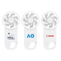 Breezy Hand Fan with Carabiner Clip