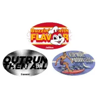 Tag Buddy 5" x 3" Oval All-Purpose Sticker