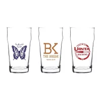 Porter 16 oz Nonic Beer Glass