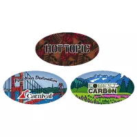 Tag Buddy 4" x 2" Oval All-Purpose Sticker