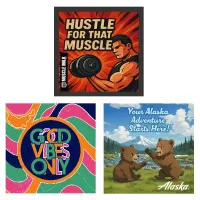 Tag Buddy 4" x 4" Square All-Purpose Sticker