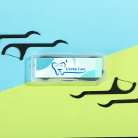 Flossie Charcoal Dental Floss Picks
