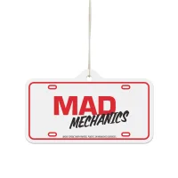 License Plate Shaped Air Fresheners