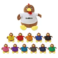 6" Eco Mini Me Chandler Chicken Plush