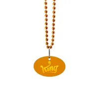 USA Made 1/8" Oval Vinyl Medallion Beads