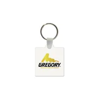 Square Shaped USA Made Vinyl Keychain