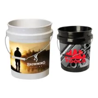 5 Gallon Custom Bucket w/Metal Handle