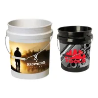 5 Gallon Custom Bucket w/Metal Handle