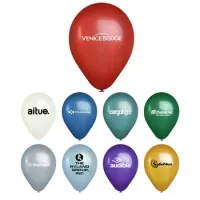 9" USA Metallic Latex Balloons