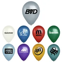 11" USA Metallic Latex Balloon