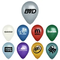 11" USA Metallic Latex Balloon