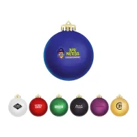 3¼" Satin Finish Round Shatterproof Ornament