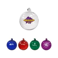 3" Hand Blown Glass Ornament