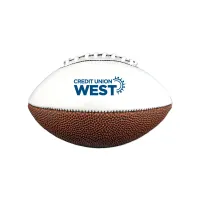 14" Full-Size Synthetic Leather Signature Football