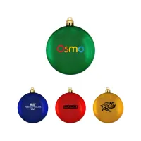 3" USA-Made Flat Shatterproof Crystal Translucent Ornament