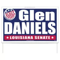 Double-Sided Yard Sign | 14 1/2" x 23" | With Wire Frames