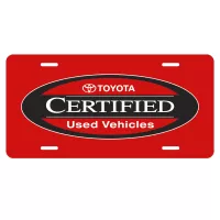 License Plate | 6" x 12" | .023" Polyethylene | Slots