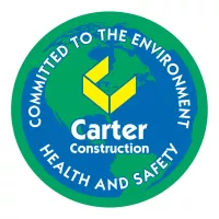 Hard Hat Sticker | Circle | 2 1/2" dia. | White Vinyl