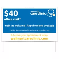 Double-Sided Yard Sign | 16" x 26" | With Wire Frames