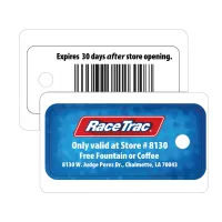 Loyalty Key Tag | 1 1/2" x 2 1/2" | Laminated Plastic