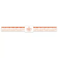 Keyboard/Monitor Calendar | Rectangle with Rectangle Inset | 1 1/2" x 13"