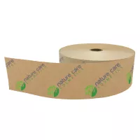 Water-Activated, Reinforced Box Tape | 2 3/4" x 450' | Kraft Paper