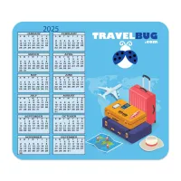 Ultra Thin Surface Calendar Mouse Pad | 7 1/2" x 8 1/2" | Left Calendar