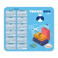 Ultra Thin Surface Calendar Mouse Pad | 7 1/2" x 8 1/2" | Left Calendar