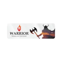 Rectangle Sticker | Round Corners | 1 7/8" x 5 7/8"| Clear Poly | Permanent Adh Back | Digital