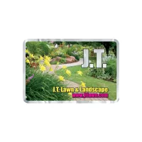 Rectangle Sticker | Round Corners | 3" x 4 1/2"| Chrome Poly | Permanent Adh Back | Digital