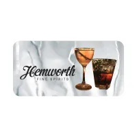Rectangle Sticker | Round Corners | 1" x 2"| Chrome Poly | Permanent Adh Back | Digital