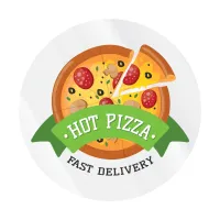 Circle Sticker | 4" dia. | Clear Poly | Ultra Removable Adh Face | Digital